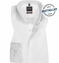 Angebote 🥰 OLYMP Hemd Level Five Body Fit 6091/64/00 Popeline, Weiß ✨