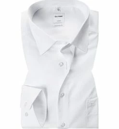 Bester Verkauf 🥰 OLYMP Hemd Luxor Comfort Fit EL 0254/69/00 Popeline, Extra langer Arm, Weiß ⌛