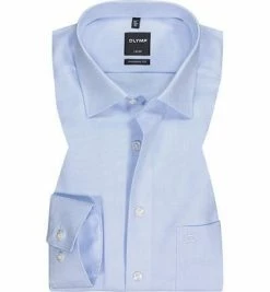Großhandel 🌟 OLYMP Hemd Luxor Modern Fit 0390/64/11 Chambray, Bleu 🔔