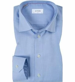 Top 10 🎁 ETON Slim Fit Kent 3602/79511/20 Hemd, Baumwolle, Hellblau-weiß kariert, Hellblau 🌟