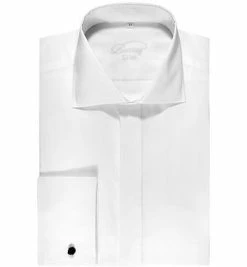 Blitzangebot 👍 Botthof Smokinghemd Haikragen weiss 32/85/349/10 Slim Fit, Popeline, Weiß 🛒