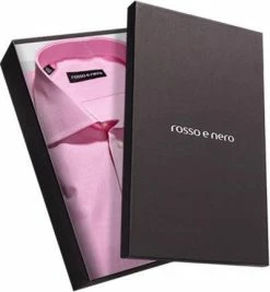 Top 10 🥰 rosso e nero Hemd P18/05 Slim Fit, Popeline, Pink-weiß kariert, Pink-weiß 💯 -Hemden Verkaufsgeschäft 156777 norm3