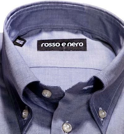 Besorgen 😉 rosso e nero Hemd P06/03 Slim Fit, Baumwolle, Dunkelblau meliert, Dunkelblau 🥰 2 Besorgen 😉 rosso e nero Hemd P06/03 Slim Fit, Baumwolle, Dunkelblau meliert, Dunkelblau 🥰 – Bild 2