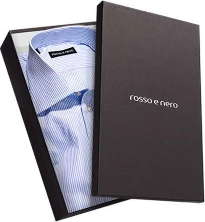 Bestes Angebot ✔️ rosso e nero Hemd P14/01 Slim Fit, Popeline, Bleu-weiß gestreift, Bleu-weiß 🧨 3 Bestes Angebot ✔️ rosso e nero Hemd P14/01 Slim Fit, Popeline, Bleu-weiß gestreift, Bleu-weiß 🧨 – Bild 3