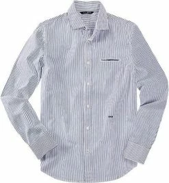 Bestes Angebot 👏 GAS Hemd 150925/062020/0292 Slim Fit, Baumwolle, Weiß- blau gestreift, White-blue 🔔