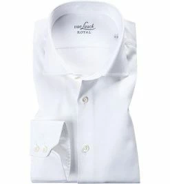 Billig 💯 van Laack Hemd Rivara 130148/Rivara-SFN/000 Slim Fit, Baumwolle, Weiß ⌛