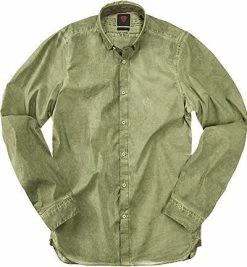 Bestpreis 🎁 Strellson Sportswear Aaron-D 1400381/14001009/147 Hemd, Extra Slim, Baumwolle, Oliv, Olive 🧨