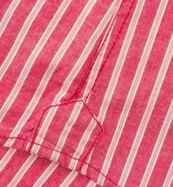 Besorgen 🔥 Strellson Sportswear Strellson Seth-W 1400375/14001028/266 Hemd, Slim Fit, Baumwolle, Rot gestreift, Erdbeerrot 😀 -Hemden Verkaufsgeschäft 168960 norm7