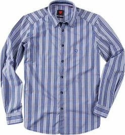 Schlussverkauf 😀 Strellson Sportswear Seth-W 1400376/14001035/381 Hemd, Slim Fit, Baumwolle, Königsblau kariert, Königsblau 🛒