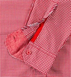 Besorgen 🔔 Strellson Sportswear Maceo-W 1400373/14001036/366 Regular Fit, Baumwolle, Rot kariert, Rot 😉 -Hemden Verkaufsgeschäft 168968 norm3