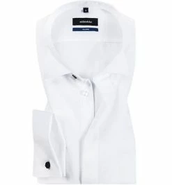 Bestes Angebot ✔️ Seidensticker Tailored Kläppchen 021008/01 Hemd, Tailored Fit, Popeline, Weiß 💯