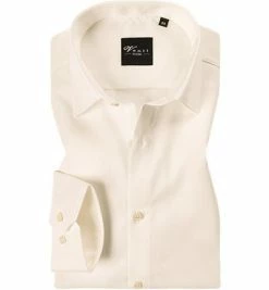 Schlussverkauf 🎁 Venti Modern Fit Kent 001480/002 Hemd, Popeline, Creme 🥰