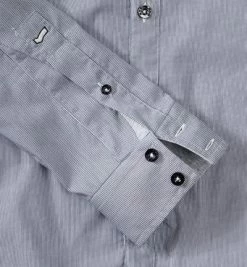 Bestpreis ✨ GAS Hemd 151038/0102/0194 Slim Fit, Baumwolle, Blau-grau ⭐ -Hemden Verkaufsgeschäft 173403 norm3