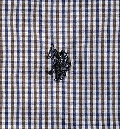 Blitzangebot 🥰 U.S.POLO Hemd 73117/50654/867 Slim Fit, Popeline, Braun-marine kariert, Marineblau-braun 😍 3 Blitzangebot 🥰 U.S.POLO Hemd 73117/50654/867 Slim Fit, Popeline, Braun-marine kariert, Marineblau-braun 😍 – Bild 3