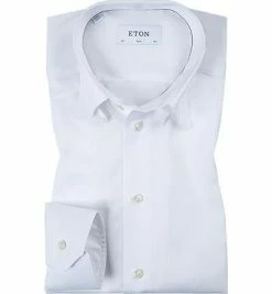 Angebote 🎉 ETON Hemd Slim Tab weiß 3000/42511/00 Slim Fit, Baumwolle 👍
