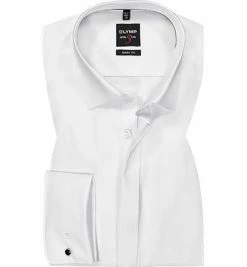 Auslauf 😍 OLYMP Hemd Level Five Body Fit 1276/65/00 Popeline, Weiß 😍