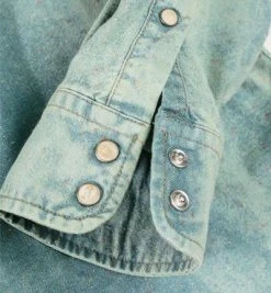 Großhandel 🔥 GAS Hemd 1507/010394/WP37 Baumwolle, 👖 Jeansblau meliert, Mintgrün-blau 😉 -Hemden Verkaufsgeschäft 178703 norm3