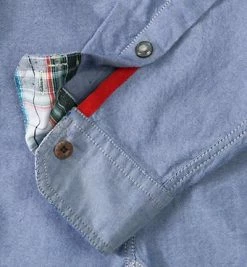 Am billigsten 🧨 Strellson Sportswear Samson-W 1400536/14001283/128 Hemd, Regular Fit, Oxford, 👖 Jeansblau meliert, 👖 Jeansblau ⌛ -Hemden Verkaufsgeschäft 180083 norm3