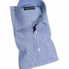 Rabatt 🛒 rosso e nero Hemd 107/01 Slim Fit, Popeline, Weiß-blau gestreift, Weiß-blau 🥰