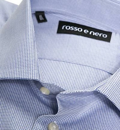 Angebote 😀 rosso e nero Hemd P18/0 Slim Fit, Popeline, Blau-weiß kariert, Blau-weiß 🧨 2 Angebote 😀 rosso e nero Hemd P18/0 Slim Fit, Popeline, Blau-weiß kariert, Blau-weiß 🧨 – Bild 2