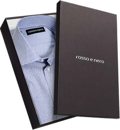 Angebote 😀 rosso e nero Hemd P18/0 Slim Fit, Popeline, Blau-weiß kariert, Blau-weiß 🧨 3 Angebote 😀 rosso e nero Hemd P18/0 Slim Fit, Popeline, Blau-weiß kariert, Blau-weiß 🧨 – Bild 3