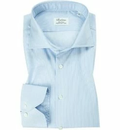 Bestes Angebot 👍 Stenströms Fitted Body 602111/1933/102 Hemd, Baumwolle, Blau gestreift, Blau 🎁