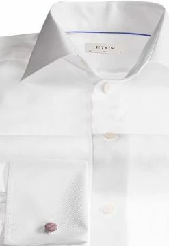 Bestpreis 😀 ETON Slim Fit Kent 3100/79512/00 Hemd, Twill, Weiß ⭐