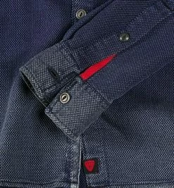 Neu 🔔 Strellson Sportswear Seth-W 1400669/14001620/720 Hemd, Slim Fit, Baumwolle, Navy meliert, Saphirblau 🎁 -Hemden Verkaufsgeschäft 191374 norm3