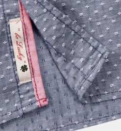 Rabatt 🛒 Lucky de Luca Hemd Nyro 1110/1 Slim Fit, Baumwolle, 👖 Jeansblau-weiß gemustert, 👖 Jeansblau 💯 -Hemden Verkaufsgeschäft 193047 norm4