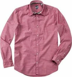 Top 10 ✨ Lucky de Luca Hemd Nyro 1110/2 Slim Fit, Baumwolle, Rot-weiß gemustert, Rot ⌛