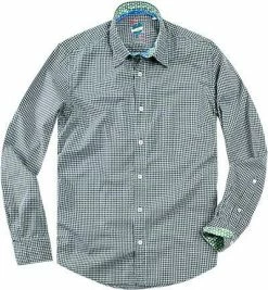 Aktion 🛒 Lucky de Luca Hemd Nyro 1118/3 Slim Fit, Baumwolle, Grün kariert, Grün 👏