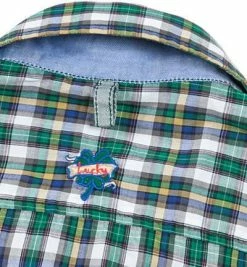 Rabatt 😉 Lucky de Luca Hemd Joey 1215/2 Slim Fit, Popeline, Blau-grün kariert, Grün 🔥 -Hemden Verkaufsgeschäft 193060 norm6