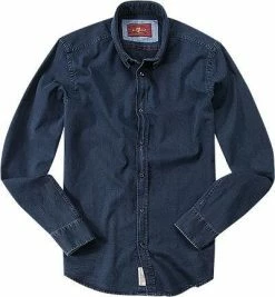 Top 10 ✔️ 7 for all mankind 👖 Jeans-Hemd S6M0143NV 👖 Jeanshemd, Baumwoll-Stretch, Dunkelblau 👏