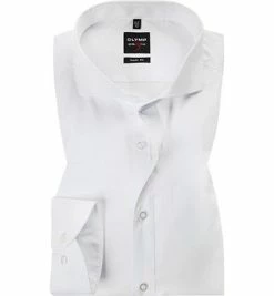 Blitzangebot ⌛ OLYMP Hemd Level Five Body Fit 2007/64/00 Popeline, Weiß 👍