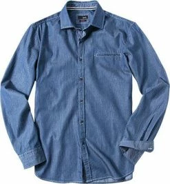 Angebote 👏 CINQUE Hemd Cispuky Plus 9036/9332/670 Slim Fit, Popeline, Dunkelblau gemustert, Dunkelblau 👍