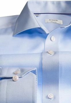 Schlussverkauf 🔥 ETON Contemporary Fit Kent 3100/79311/22 Hemd, Twill, Hellblau 💯