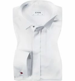 Am billigsten ❤️ ETON Slim fit Kläppchen 3000/518/00 Hemd, Twill, Weiß 🛒