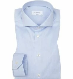 Bester Verkauf 🛒 ETON Super Slim fit Hai 3000/73811/21 Hemd, Twill, Hellblau meliert, Hellblau 😀