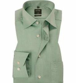 Budget 😀 OLYMP Hemd Luxor Modern Fit 0304/64/42 Baumwolle, Grün, Türkiis ✨