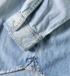 Blitzangebot ⌛ Strellson Sportswear Marshall-W 14001871/858 👖 Jeanshemd, Regular Fit, Baumwolle, Hellblau, 👖 Jeansblau 😉 -Hemden Verkaufsgeschäft 205156 norm3