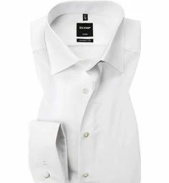 Neu 🎁 OLYMP Hemd Luxor Modern Fit 1810/65/00 Popeline, Weiß, Weiss 👍