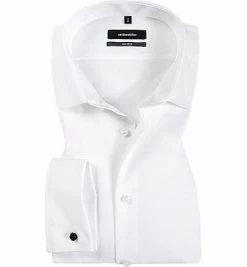 Neu ⌛ Seidensticker Tailored Kent ELA 241335/01 Hemd, Tailored Fit, Popeline, Extra langer Arm, Weiß 🔥