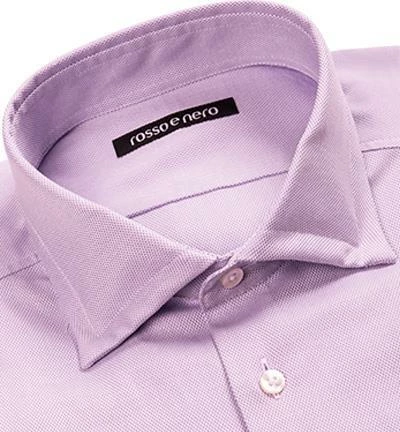 Brandneu 🛒 rosso e nero Hemd Firenze E/8 Slim Fit, Baumwolle, Flieder-weiß, Flieder 🤩 2 Brandneu 🛒 rosso e nero Hemd Firenze E/8 Slim Fit, Baumwolle, Flieder-weiß, Flieder 🤩 – Bild 2