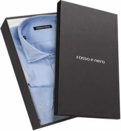 Auslauf ⌛ rosso e nero Hemd Alaska 36/7 Slim Fit, Fischgrat, Hellblau-weiß, Hellblau ⌛ -Hemden Verkaufsgeschäft 217233 norm4