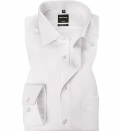 Coupon 🌟 OLYMP Luxor EL69 Modern Fit 0300/69/00 Hemd, Popeline, Extra langer Arm, Weiß 🤩