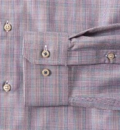 Auslauf 🔥 JOOP! Hemd Panko 17006734/366 Slim Fit, Baumwolle, Rot-schwarz kariert, Bordeaux 🥰 -Hemden Verkaufsgeschäft 224089 norm3