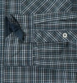 Am billigsten 🎁 Strellson Sportswear Ray-W 14002139/323 Hemd, Regular Fit, Popeline, Blau-braun kariert, Blau-grün 🎁 -Hemden Verkaufsgeschäft 224891 norm3