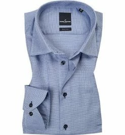 Coupon 👏 Daniel Hechter Hemd Kent 10200/55986/62 Modern Fit, Baumwolle, Royal gemustert, Royalblue ❤️