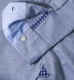 Bestpreis ⌛ U.S.POLO Hemd 27786/51004/180 Slim Fit, Baumwolle, Blau meliert, Blau 😉 -Hemden Verkaufsgeschäft 227873 norm3