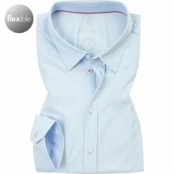 Schlussverkauf 🥰 DESOTO Hemd Kent 21020-3/51 Modern Fit, Jersey, Bleu, Hellblau 🥰